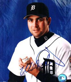 AUTOGRAPHED  photo MARK REDMAN Detroit Tigers