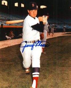 AUTOGRAPHED JERRY MOSES 8X10 Boston Red Sox photo