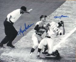 AUTOGRAPHED DOUG RADER & KEVIN COLLINS photo  Houston Astros