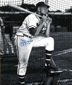 AUTOGRAPHED AL DARK BOSTON Braves photo