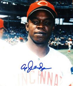 AUTOGRAPHED  photo AL JACKSON Cincinnati Reds