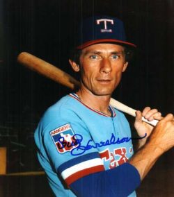 AUTOGRAPHED  photo BUD HARRELSON Texas Rangers