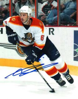 Autographed ANDREAS LILJA Florida Panthers Photo