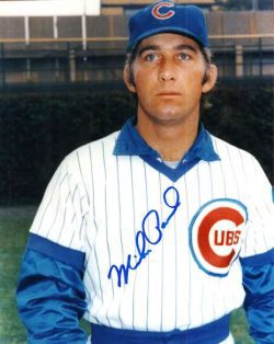 AUTOGRAPHED MIKE PAUL Chicago Cubs Photo