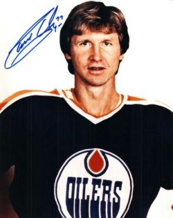 Autographed GARRY UNGER 8x10 EDMONTON OILERS Photo