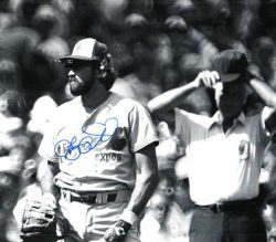 AUTOGRAPHED LARRY PARRISH Montreal Expos Photo