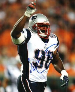 AUTOGRAPHED ADALIUS THOMAS 8X10 New England Patriots photo