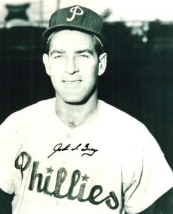 AUTOGRAPHED JOHN GRAY 8x10 Philadelphia Phillies Photo