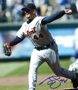 AUTOGRAPHED  photo BOBBY SEAY Detroit Tigers