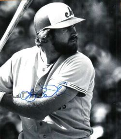 AUTOGRAPHED LARRY PARRISH 8x10 Montreal Expos Photo