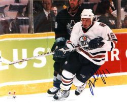 Autographed MIKE YORK EDMONTON OILERS Photo