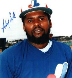 AUTOGRAPHED RODNEY SCOTT 8x10 Montreal Expos Photo