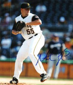 AUTOGRAPHED  photo MATT CAPPS - Pittsburgh Pirates