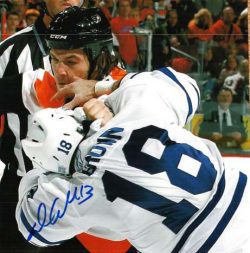 Autographed DAN CARCILLO 8X10 photo - Philadelphia Flyers