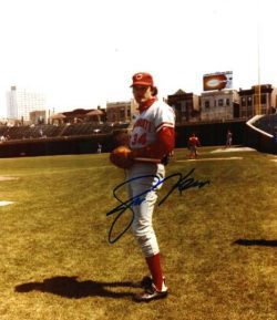 AUTOGRAPHED  photo JIM KERN Cincinnati Reds