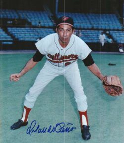 AUTOGRAPHED ORLANDO PENA photo Baltimore Orioles