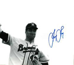 AUTOGRAPHED JOEY JAY 8x10 MILWAUKEE Braves photo