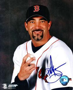 AUTOGRAPHED DUSTIN HERMANSON  Boston Red Sox photo
