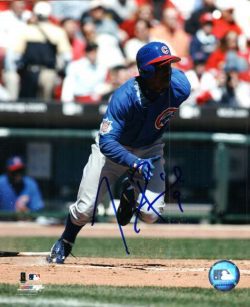 AUTOGRAPHED JUAN PIERRE Chicago Cubs Photo