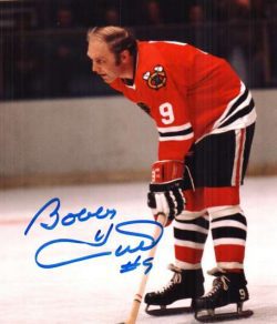 Autographed BOBBY HULL  Photo - Chicago  Blackhawks