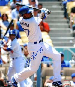 AUTOGRAPHED ELIAN HERRERA 8x10 Los Angeles Dodgers photo