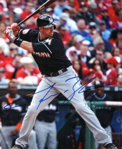 AUTOGRAPHED JOHN BUCK 8X10 photo Miami Marlins