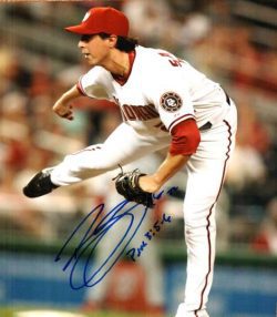 Autographed BRIAN SANCHES Washington Nationals Photo