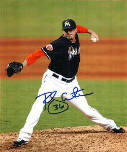 AUTOGRAPHED RANDY CHOATE 8X10 photo Miami Marlins