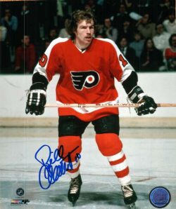 Autographed BILL CLEMENT 8X10 photo - Philadelphia Flyers