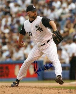 AUTOGRAPHED  photo RICK WHITE Chicago White Sox