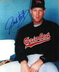 AUTOGRAPHED  photo JACK VOIGHT Baltimore Orioles