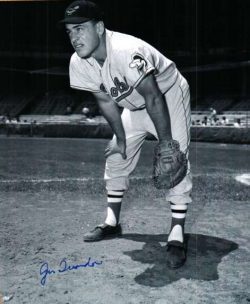 AUTOGRAPHED GUS TRIANDOS 8x10 photo  Baltimore Orioles