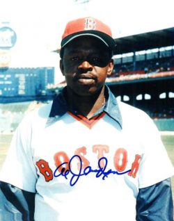 AUTOGRAPHED AL JACKSON  Boston Red Sox photo