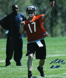 Autographed NICK HILL 8x10 Chicago Bears Photo