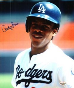 AUTOGRAPHED RUDY LAW 8x10 Los Angeles Dodgers photo