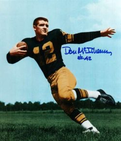Autographed  DON MCILHENNEY8X10 Green Bay Packers Photo