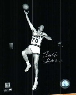 AUTOGRAPHED CHARLIE SHARE 8X10 ST LOUIS Hawks photo