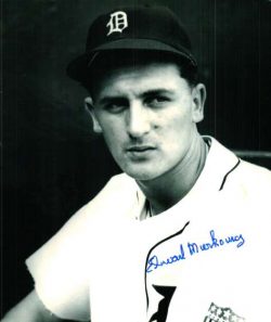 AUTOGRAPHED EDWARD MIERKOWICZ photo Detroit Tigers