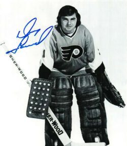 Autographed DOUG FAVELL 8X10 photo - Philadelphia Flyers