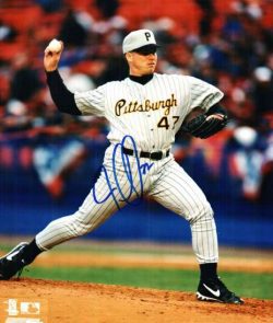 AUTOGRAPHED JON LIEBER 8x10 Pittsburgh Pirates Photo