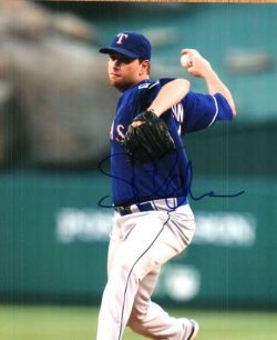 AUTOGRAPHED SCOTT FELDMAN photo  Texas Rangers