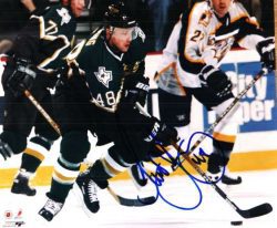 Autographed SCOTT YOUNG Dallas Stars  Photo