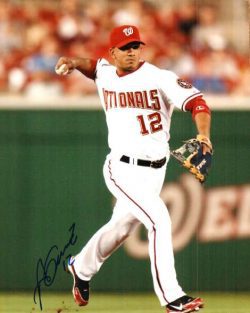 Autographed ALBERTO GONZALEZ Washington Nationals Photo