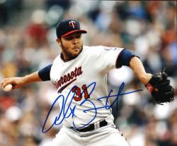 AUTOGRAPHED ALEX BURNETT -  Minnesota Twins photo