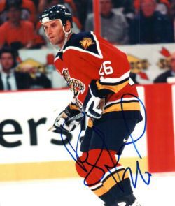 Autographed RAY SHEPPARD  Florida Panthers Photo