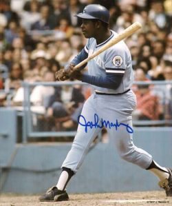 AUTOGRAPHED JOHN MAYBERRY 8X10 Kansas City Royals photo