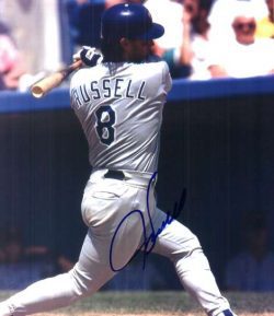 AUTOGRAPHED  photo JOHN RUSSELL Texas Rangers