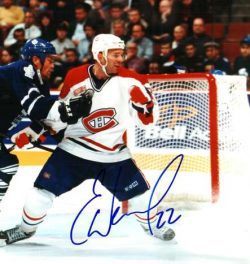 Autographed ERIC WEINRICH Montreal Canadiens Photo