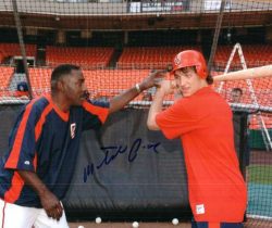 Autographed MITCHELL PAGE Washington Nationals Photo