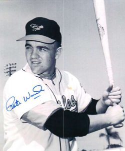 AUTOGRAPHED PETE WARD 8x10 Baltimore Orioles photo
